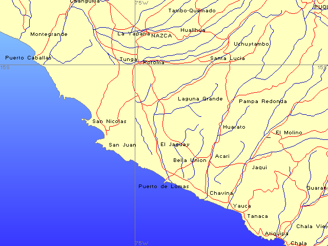 Mapas regionales: Nazca