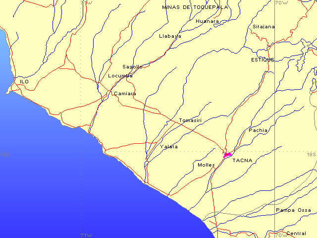 Mapas regionales: Tacna