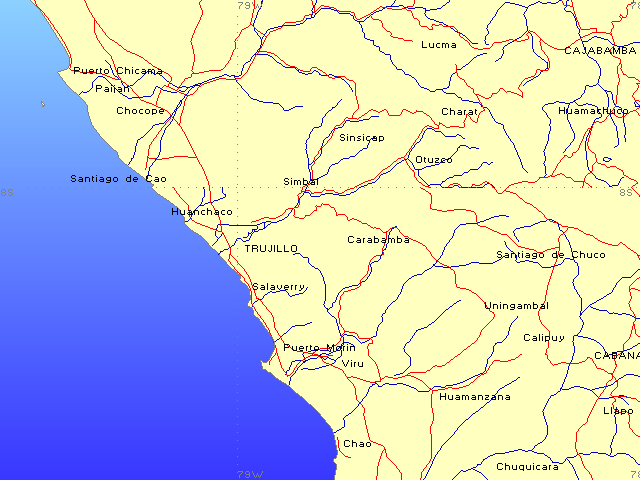 Mapas regionales: Trujillo