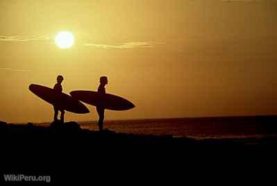 Tablistas en Huanchaco