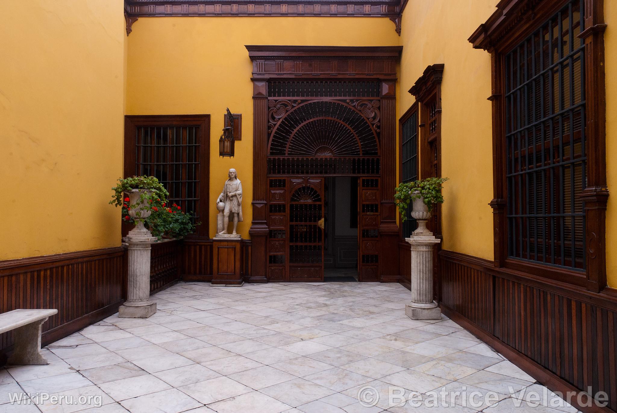 Interior de la Casa Aliaga