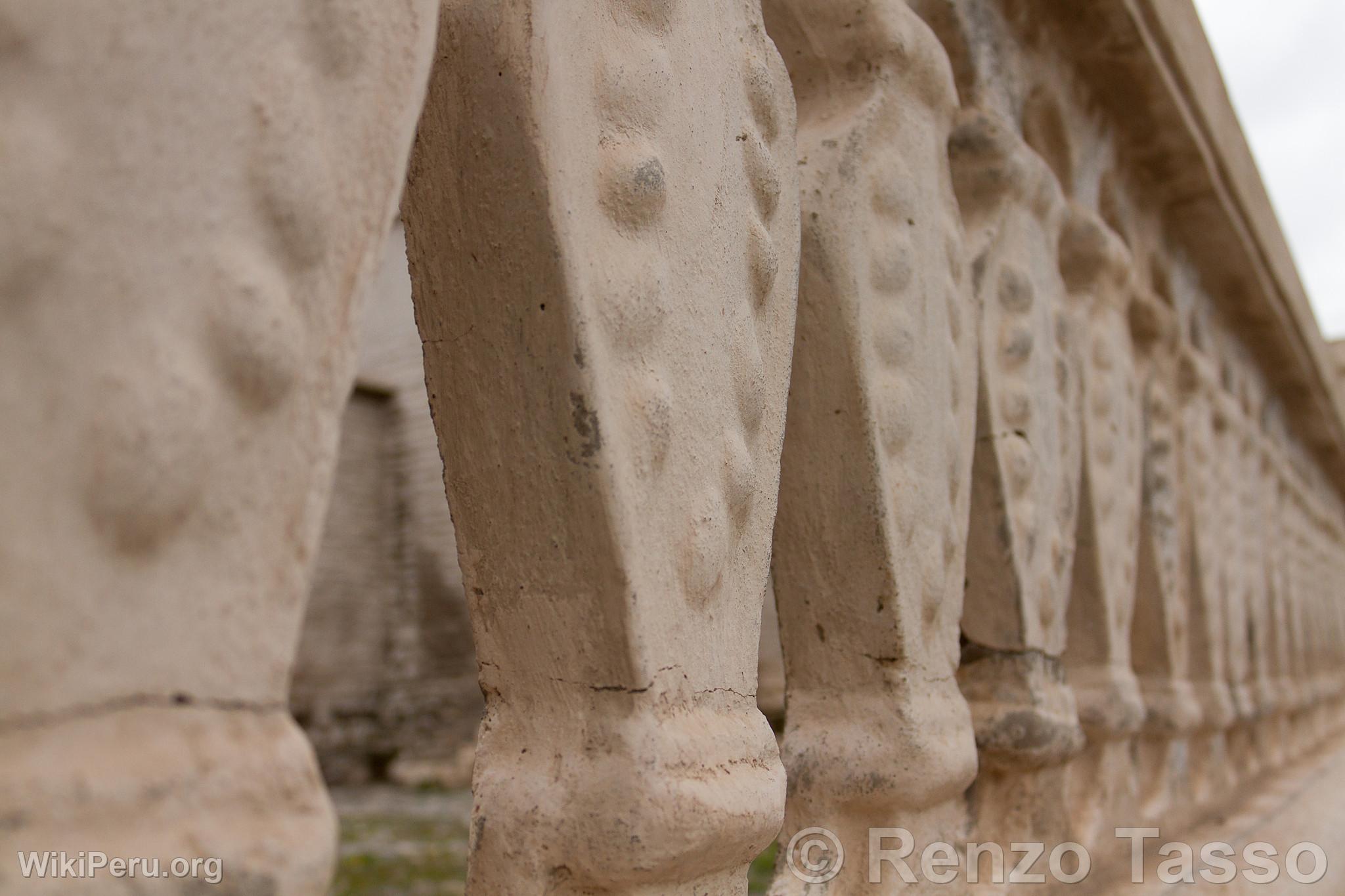 Detalle de muro en el pueblo de Chivay