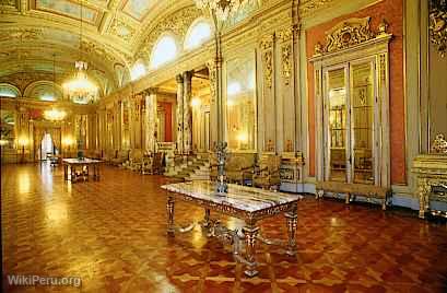 Interior del Palacio de Gobierno, Lima