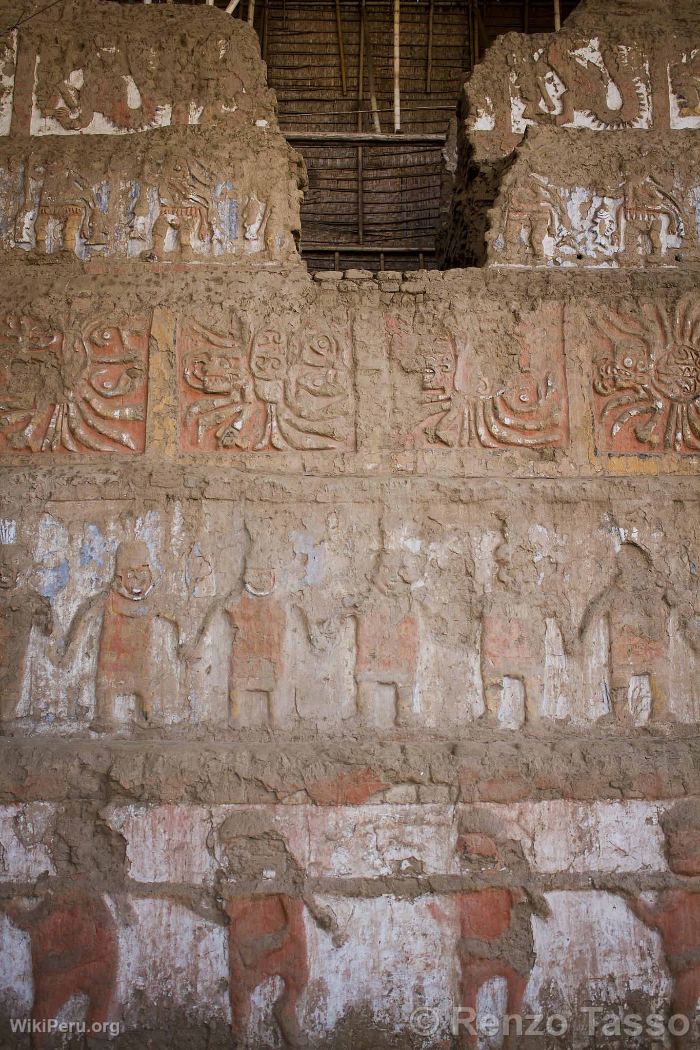 Fachada de la Huaca de la Luna