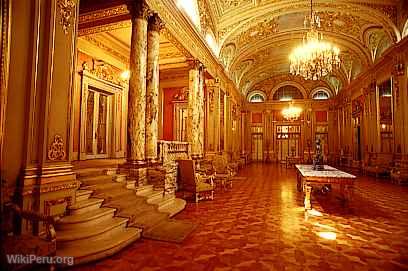 Interior del Palacio de Gobierno, Lima