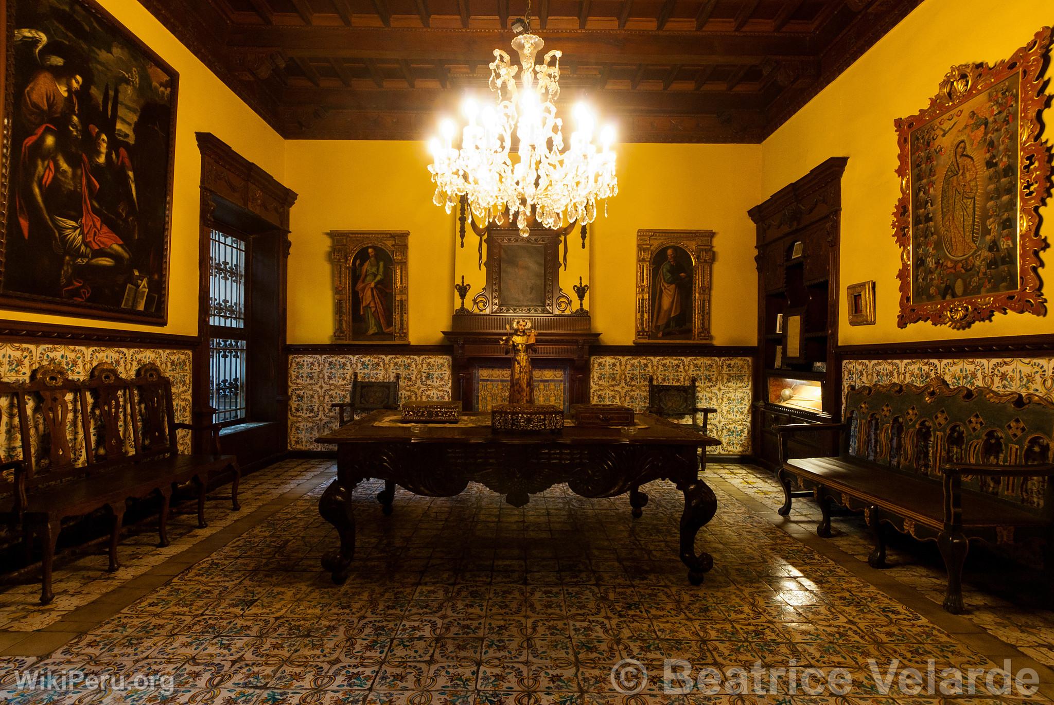 Interior de la Casa Aliaga