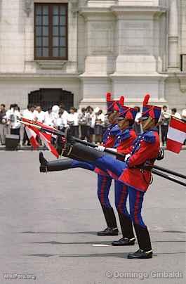 Hsares de Junn, Palacio de Gobierno, Lima