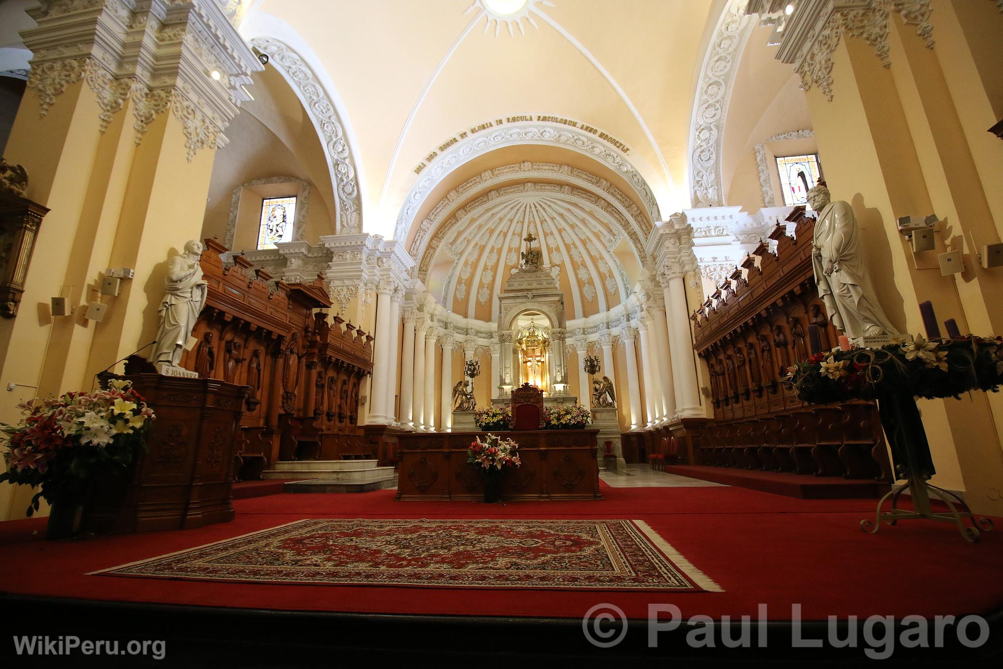 Interior de la catedral, Arequipa