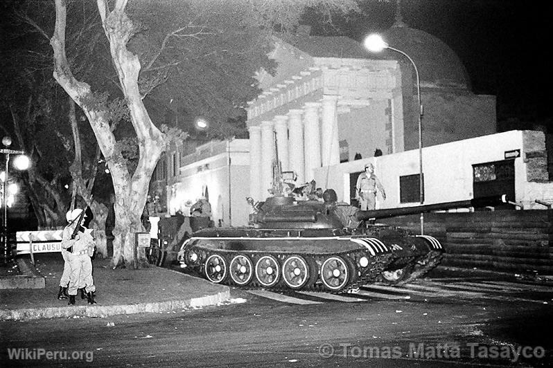 Autogolpe del 5 de abril de 1992, Lima