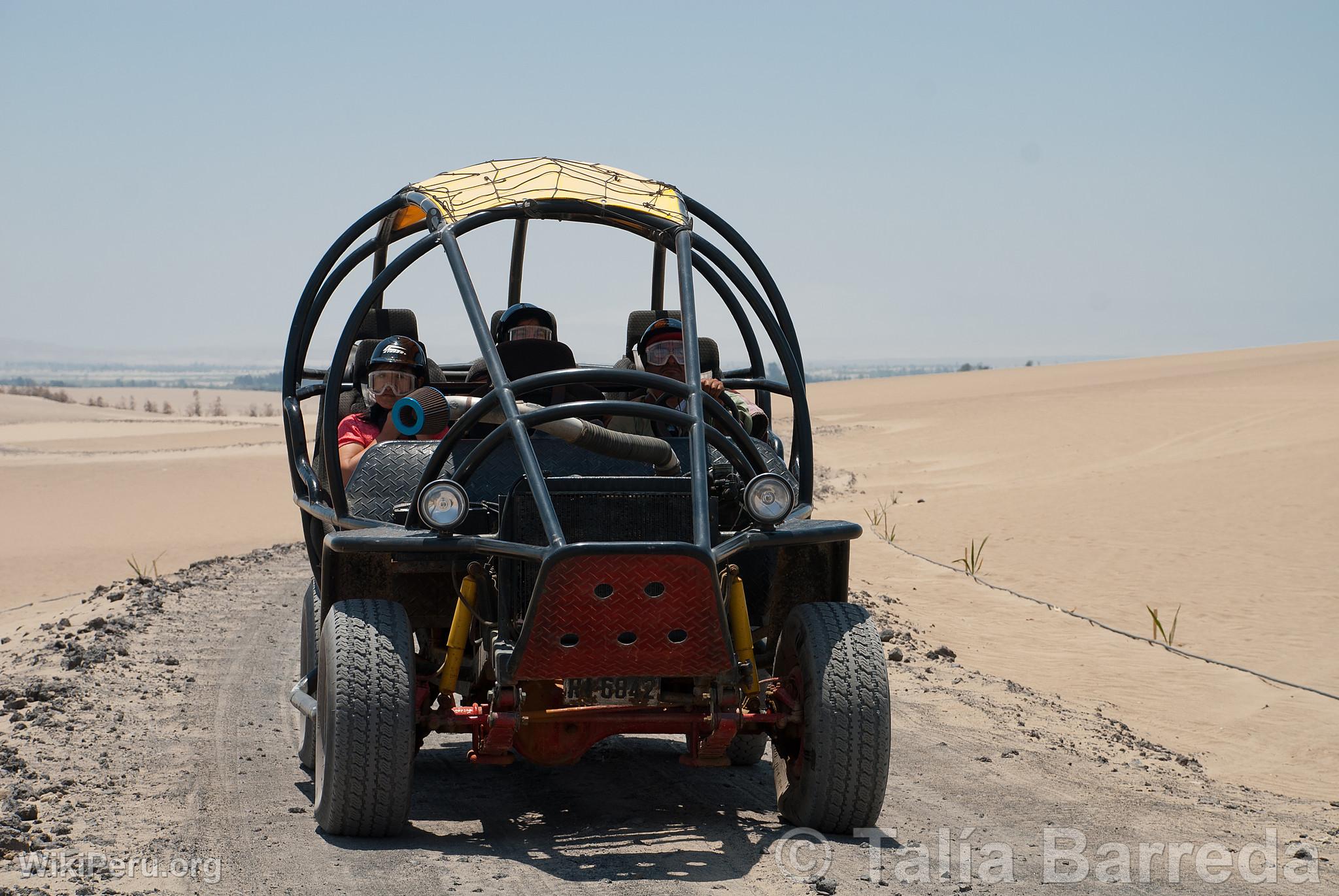 Tubular en el desierto de California