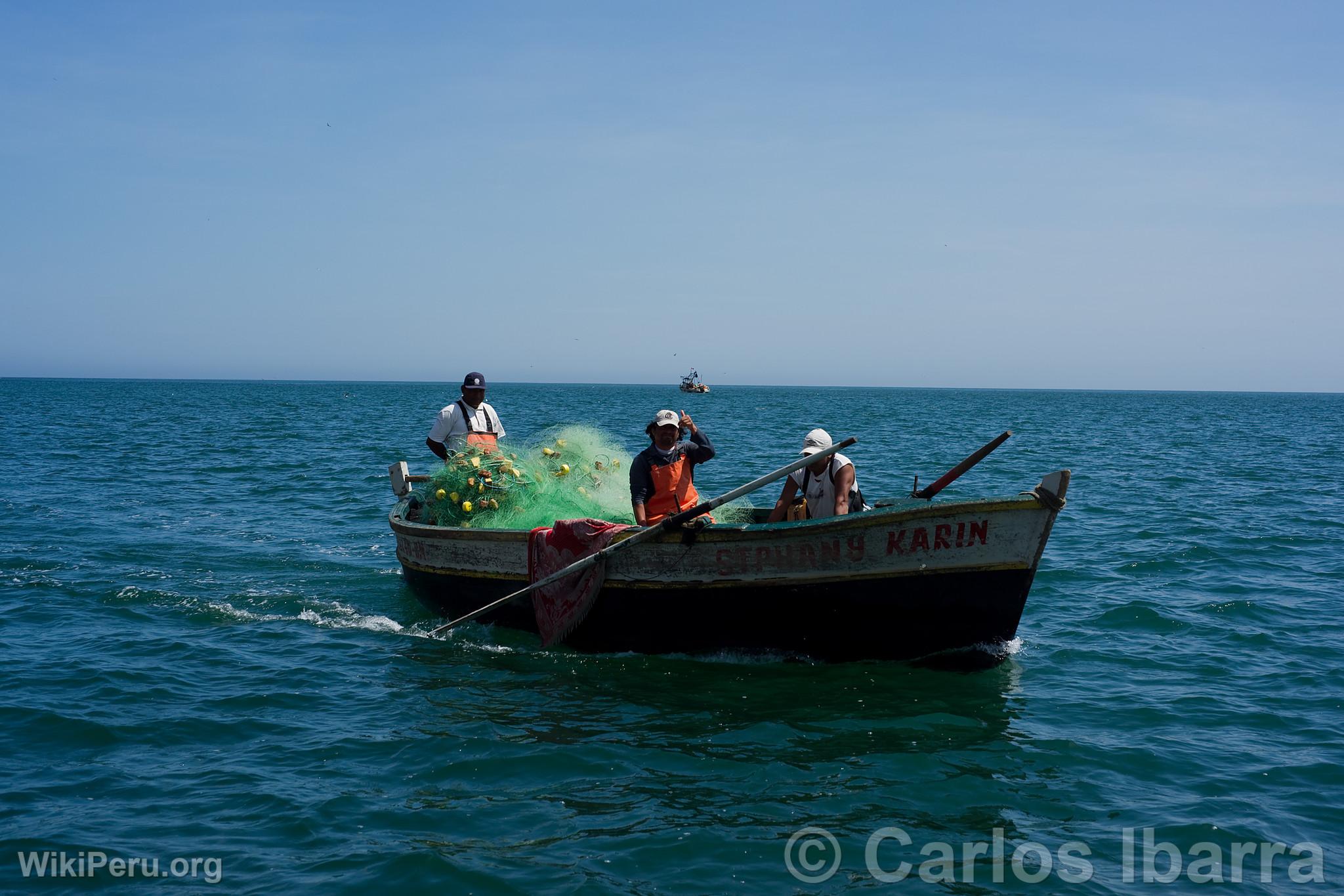 Pesca artesanal en el Callao