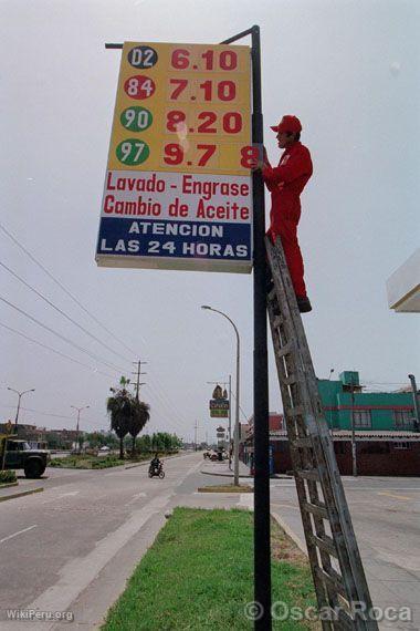 Alza de precios de gasolina