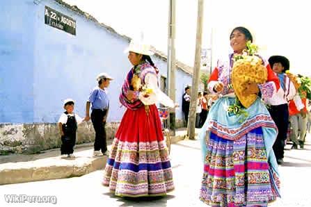 Vestimenta tradicional de Chivay