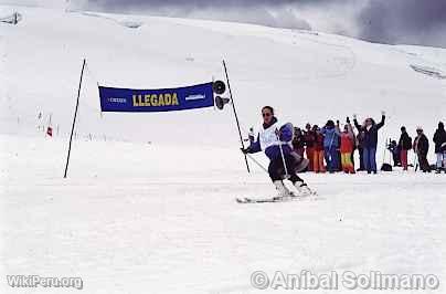 Ski en el nevado Pastoruri