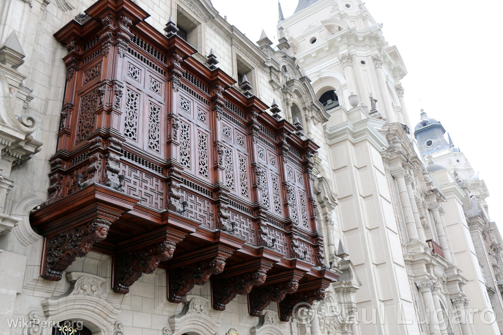 Balcones de la catedral, Lima