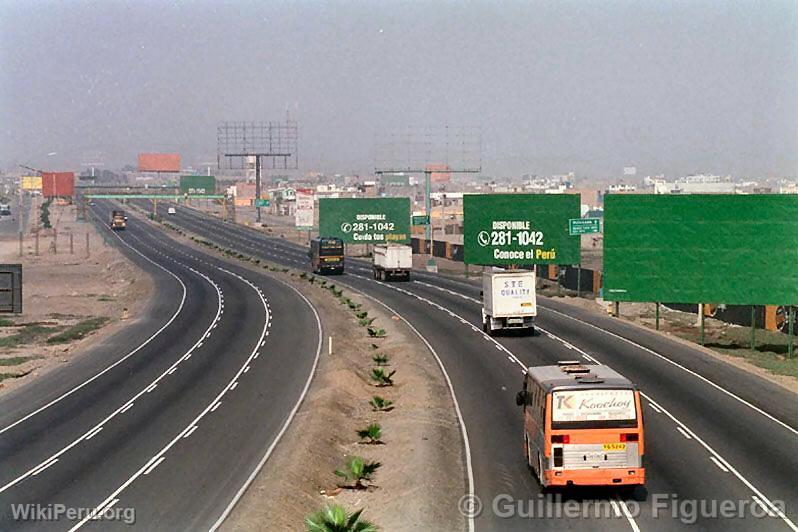 Carretera Panamericana Sur, Lima