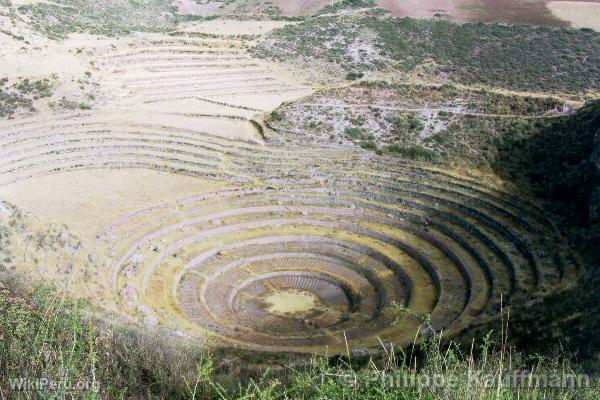 El sitio arqueolgico de Moray, cerca de Cuzco