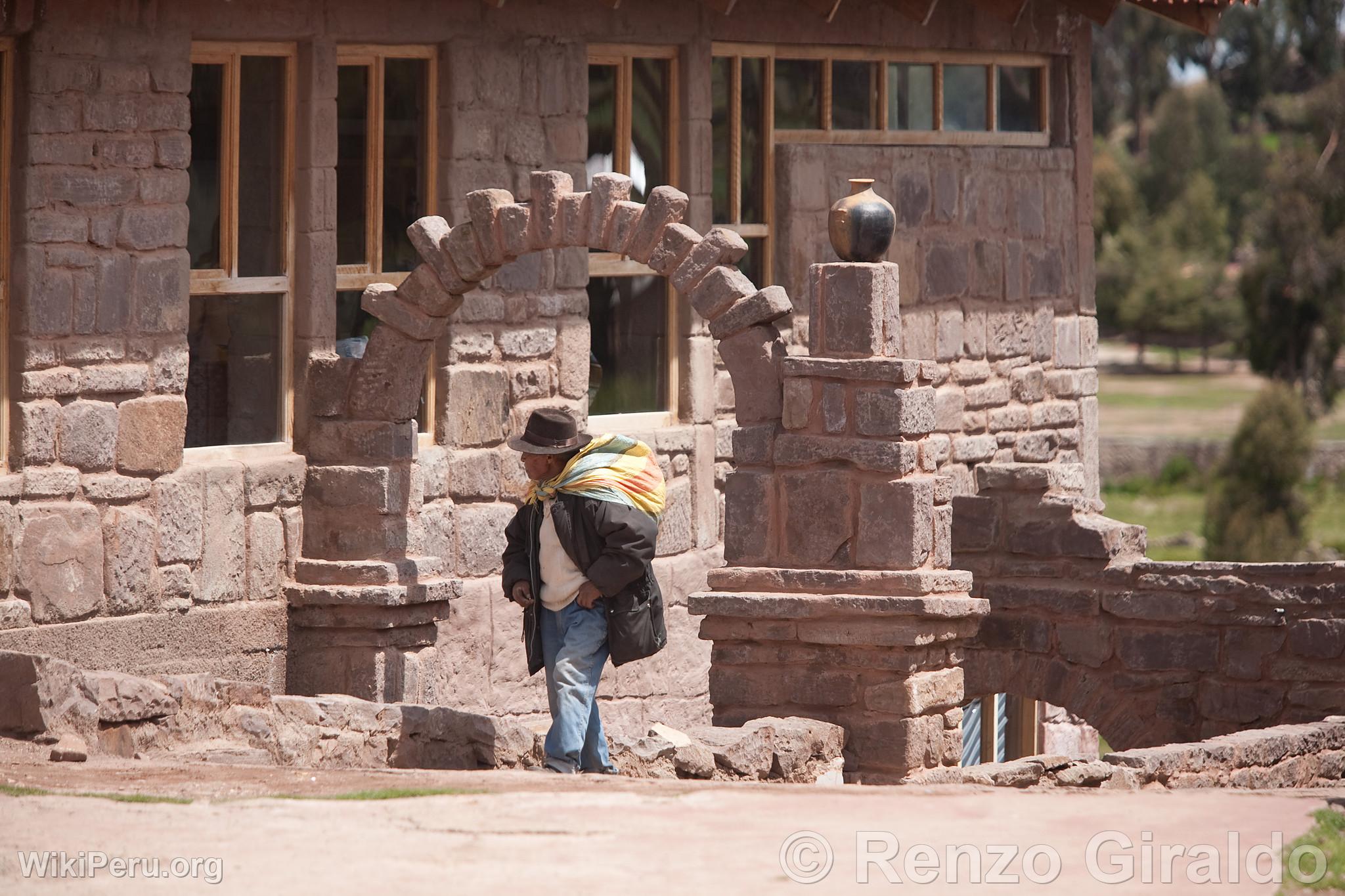 Isla Taquile en el Lago Titicaca