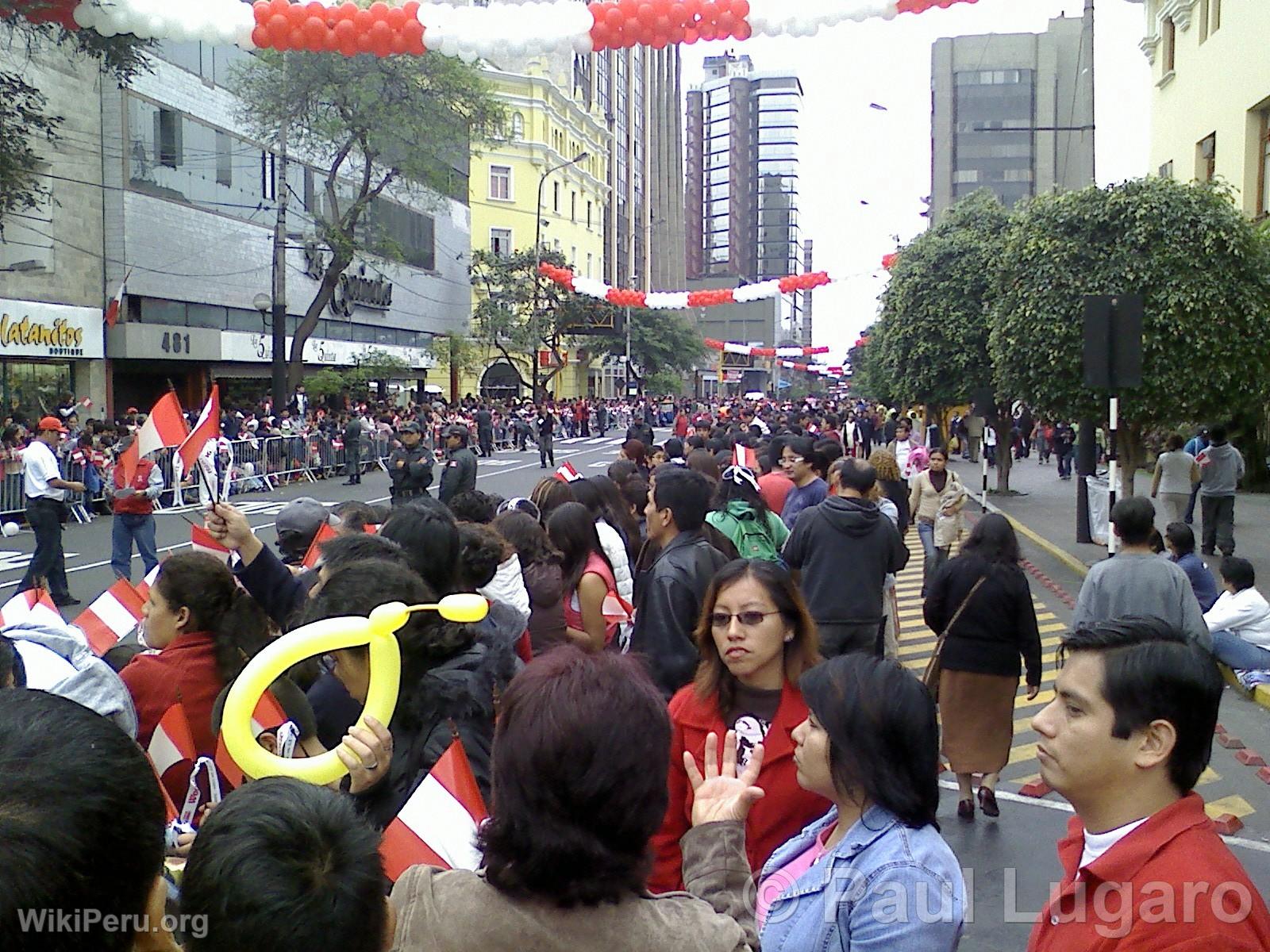 Desfile Wong, Lima