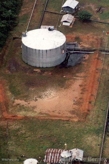 Derrame de petrleo en una exploracin petrolfera