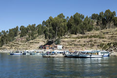 Isla de Taquile en el Lago Titicaca