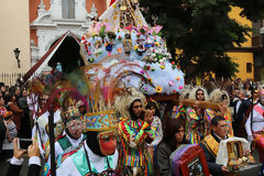 Procesin de la Vrgen del Carmen, Lima