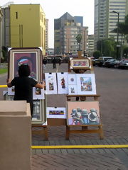 Pinturas en el Parque Kennedy, Lima