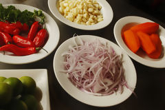 Ingredientes para cebiche