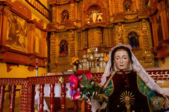 Interior de la iglesia de Maca