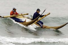 Caballitos de totora, Huanchaco