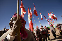 Pobladores de la Isla Taquile