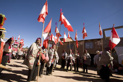 Pobladores de la Isla Taquile