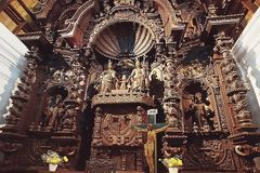 Altar principal de la iglesia de la hacienda San Jos