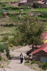 Isla Taquile en el Lago Titicaca