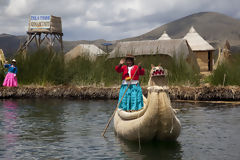 Islas de los Uros en el Lago Titicaca